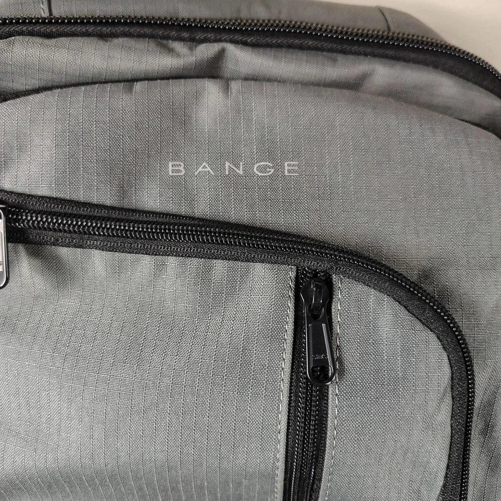 Bange Business Laptop Backpack 40L Gray Ripstop Travel Bag Packing Cubes